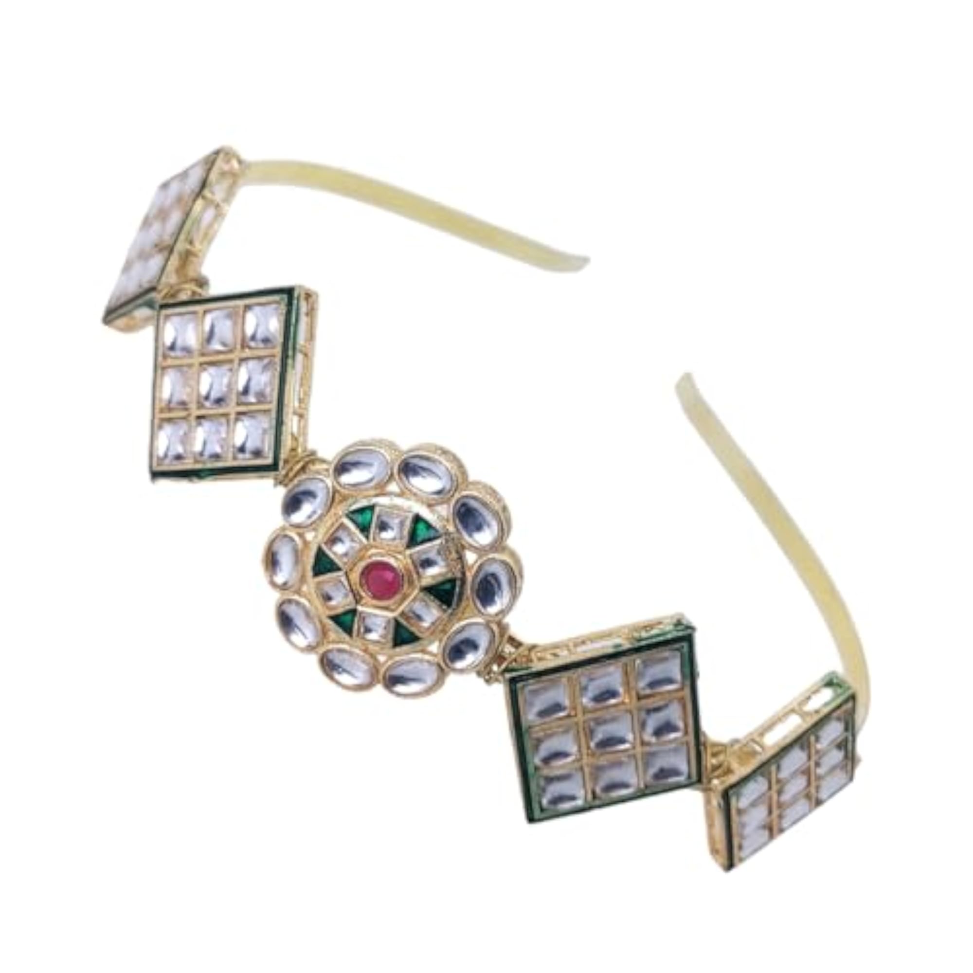 Rajasthani Style Kundan Mathapatti Hairband