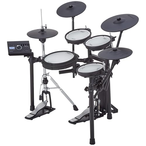Roland TD-17KVX2-S V Quiet 5-Piece Electronic Crashes, Ride & Hi-Hat Mounted On Acoustic Stand Td-17Kvx2 Ultimate Generation 2 Drums Kit cover