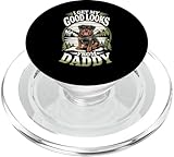 ho ricevuto il mio bell'aspetto da papà rottweiler puppy dog lover popsockets popgrip per magsafe
