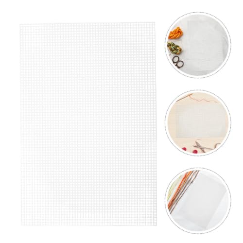 Malla de plástico rígido Mikinona 30x20cm para punto de cruz, rejillas DIY (6 piezas) 7