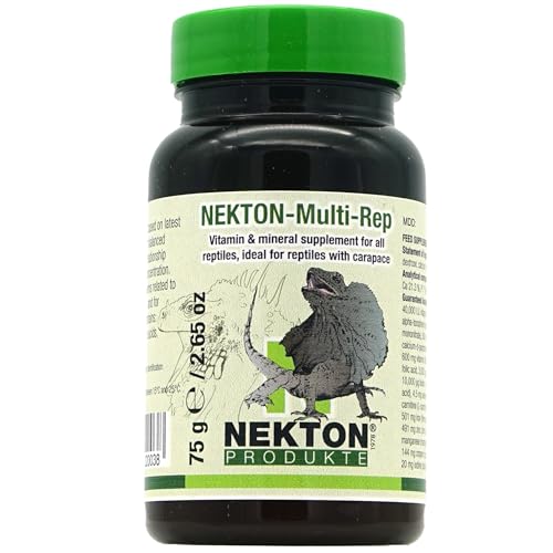 NEKTON - Multi-Rep | Integratore alimentare per rettili, particolarmente ideale per carri armati (75 g)