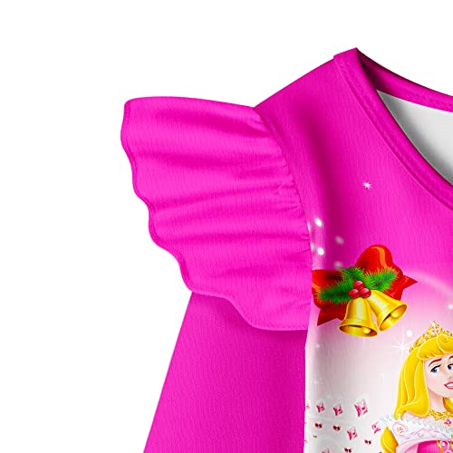 Mcsiohf Mermaid Princess Dress Little Girls Gown Dress Toddler Long Ruffles Sleeve Gown Girls Costume 3-7 Years #TOP2