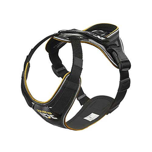 Julius-K9 Arnés de Perro, Negro-Gris, S