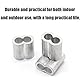 Kitchen Dreams Aluminium-Klemmring für 2 mm Seile und Kabel (50)