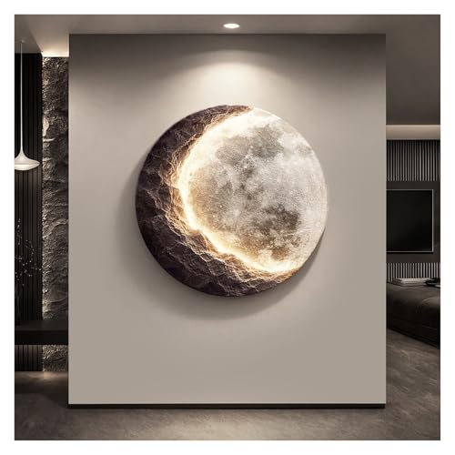 Lumière LED déco murale 3D grand relief grès design salon