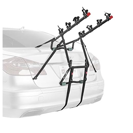Allen Sports Deluxe 4-Bike Trunk Mount Rack, Model 104DB-R