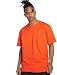 Dickies Men's Big-Tall Heavyweight Crew Neck Short Sleeve Tee, Orange, Large/Tall