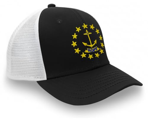 Image of International Tie State Hat for Men and Women, Adjustable Snapback Trucker Baseball Cap with Embroidered Patch