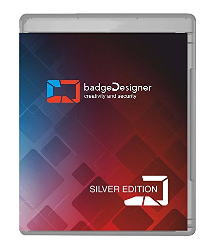 photo software for mac - badgeDesigner ID Card Software Program for Mac & PC - Design & Print Photo ID Cards and Gift/Loyalty Cards - Silver Edition