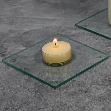 Ivory Vanilla Scented Clear Cup Richland Tealight Candles Set of 500