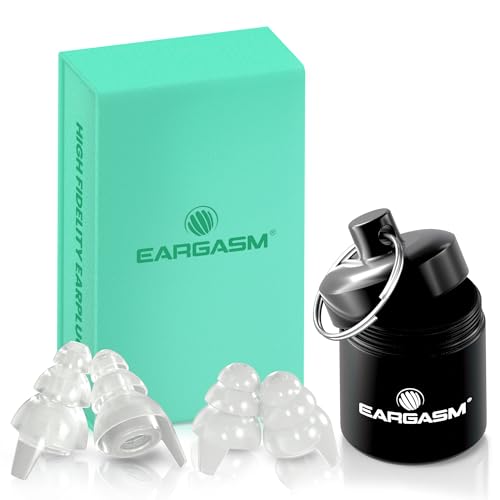 Image of Eargasm High Fidelity Afterglow Glow-in-the-Dark Earplugs for Concerts, Festivals, Musicians, DJs, Night-Life Hearing Protection - Reusable Ear Plugs for High Fidelity Noise Reduction up to 21 dB