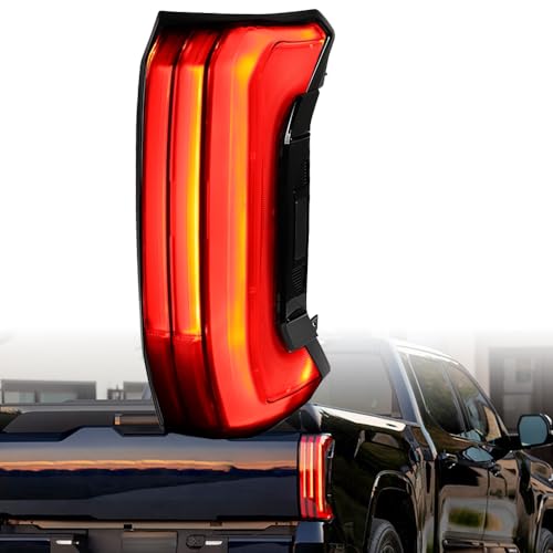 Astra Depot Replacement for 2022-2023 Toyota Tundra Sequential Running COB LED Brake Tail Lamp Passenger Side 5-Pin 815500C200, TO2801209DSC, TO2801209N, TO2801209P