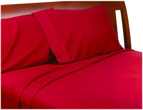 Juego de sábanas de 400 hilos cómodo de algodón egipcio de aspecto real (4 piezas) se adapta a bolsillos de 15 pulgadas de profundidad (tamaño King,