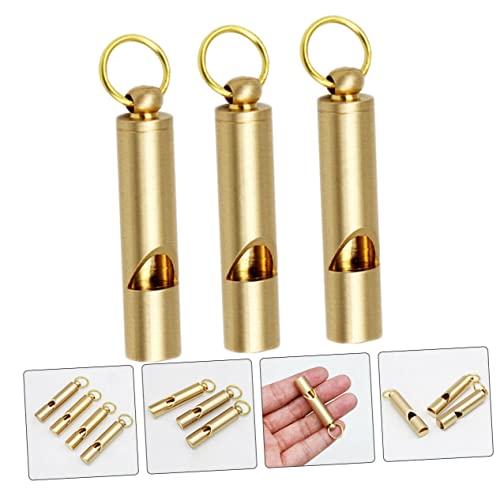 Silbatos retro cobre 3 piezas para exteriores miniatura 4