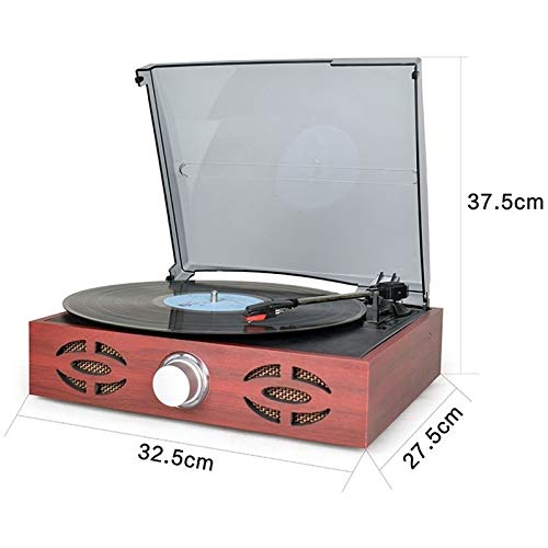 LDGS&TTW Lecteur d’enregistrement, Platine Vintage 3 Vitesses à 3 Vitesses avec Haut-Parleur, Portable LP Vinyl Player… - Les Beatles, Paul McCartney, John Lennon, RIngo Starr, George Harrison LDGS&TTW Lecteur d'enregistrement, Platine Vintage 3 Vitesses à 3 Vitesses avec Haut-Parleur, Portable LP Vinyl Player… – Image 3