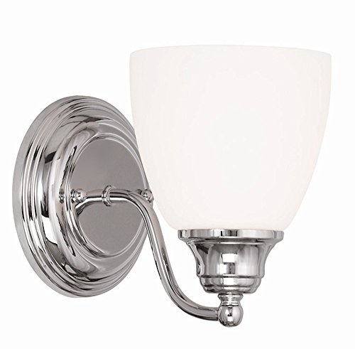 Livex Lighting 13671-05 Somerville 1-Light Wall Sconce, Chrome