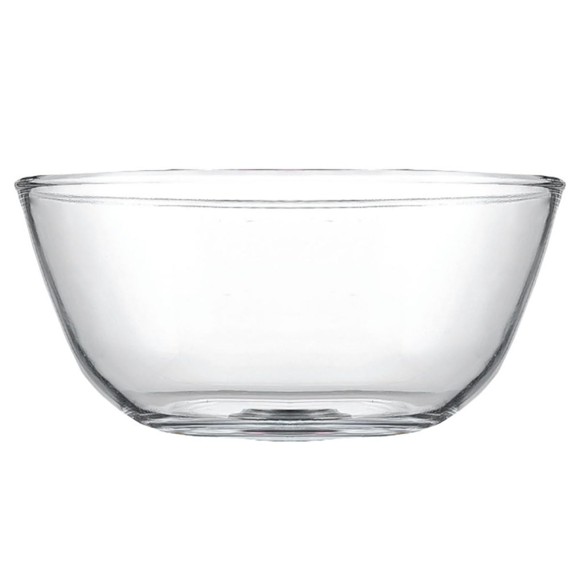 Bol mélangeur en verre transparent pour repas de fêtes en famille