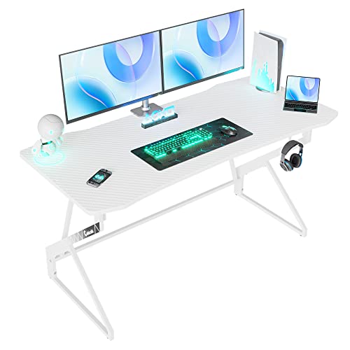 Amazon | CubiCubiゲーミングデスク 幅114cm*奥行60cm*高さ73cm 
