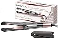 Remington Piastra per Capelli e Arricciacapelli - Curl&Straight Confidence 2in1 Multistyler: Piastre per styling curve per stirare, ricci e onde - 150-230°C, piastra per capelli S6606B