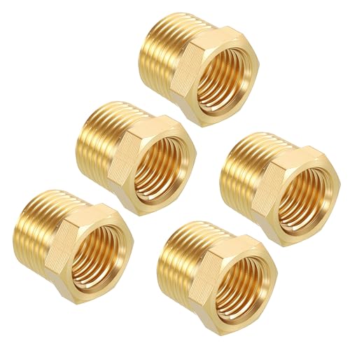 Kozelo paquet 5, raccord 3/8" NPT mâle vers 1/4" NPT femelle, laiton