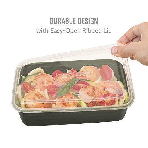Bentgo Prep 1-Compartment Meal-Prep Containers With Custom-Fit Lids - Microwaveable, Durable, Reusable, Bpa-Free, Freezer And Dishwasher Safe Food Storage Containers - 10 Trays & 10 Lids (Mint) #TOP4