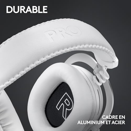 Logitech G PRO X SUPERLIGHT 2 DEX LIGHTSPEED, souris gaming sans fil, capteur 32k DPI, recharge USB-C + PRO X 2 LIGHTSPEED Casque audio bluetooth, micro détachable, enceinte graphène 50 mm - Blanc