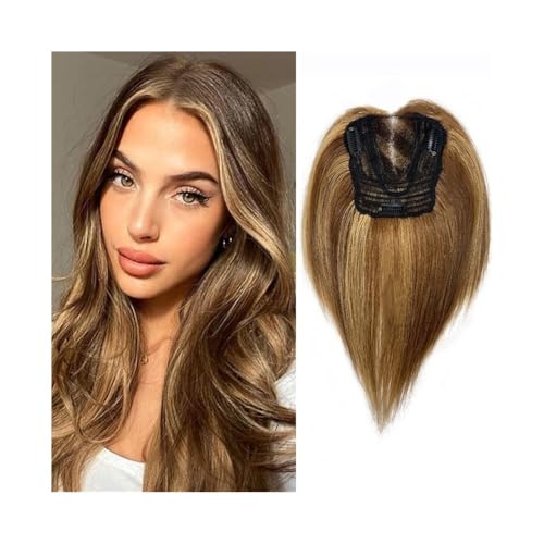 Toppers de cheveux anti-perte de volume en dentelle suisse invisible 12x13cm