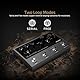 VALETON Dual Track Stereo Looper Pedal mit Auto Drum Machine, 7 Loop-Effekten, 99 Projekt-Speicherplätzen, MIDI/CTRL-Kompatibilität für Gitarre, Bass, Keyboard, Gesang VLP-400