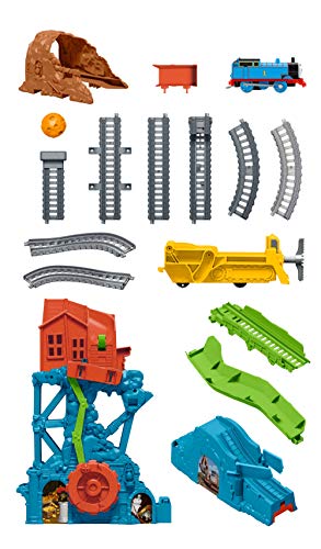 Thomas & Friends TrackMaster baanset met gemotoriseerde Thomas locomotief, Darcy de graver, aangedreven door Thomas, en speciale functies , GDV43 - Image 6
