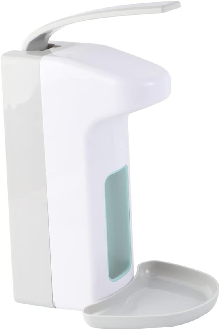 1pc Wall Mounted Manual Liquid Soap Dispenser Modern Elbow Pressing Hand Pump for Hotel Hospital Kitchen Bathroom Use Material