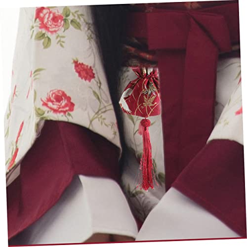IMIKEYA bolsa china decorativa para sachet 3 piezas miniatura 5