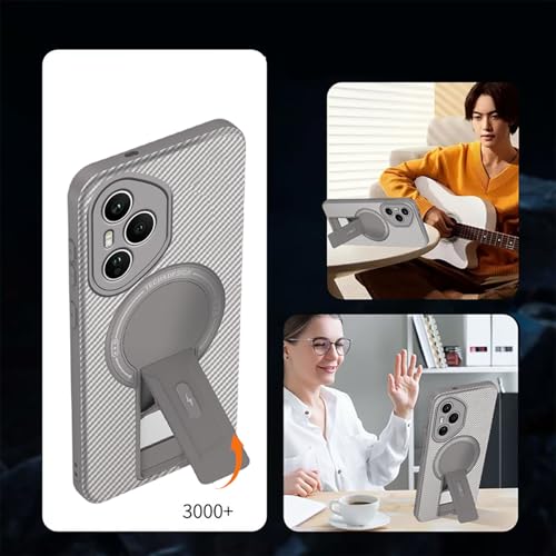 Coque Honor 400 Pro antichoc et compatible Magsafe grise