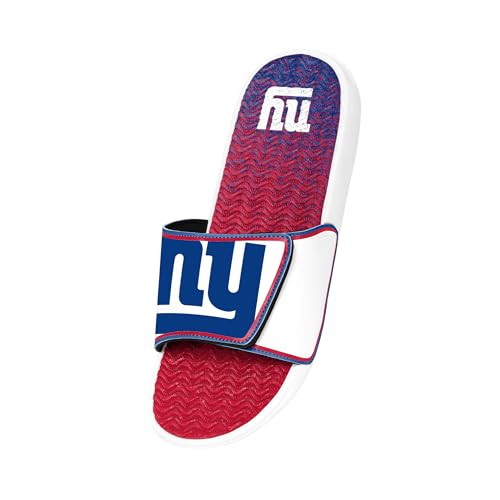 Image of FOCO mens Nfl Primary Team Logo Gradient Gel Slide Sandals