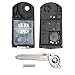 Keyecu Replace Flip Shell Remote Key Case Fob 3 Button For Mazda 3 5 6 RX8 CX5 CX7 CX9,(Empty Shells)
