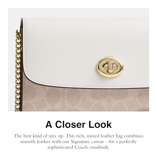 Image of Coach Women's Chain Crossbody in Signature Canvas