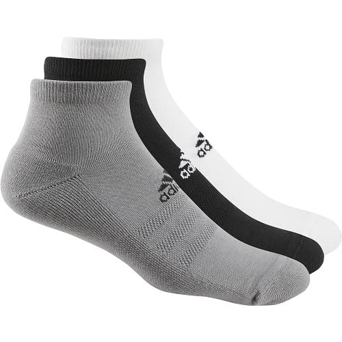 adidas Golf Golf Men's 3-Pack Ankle Sock, Grey, 7-8.5