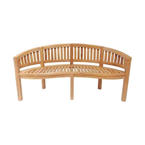 Charles Bentley Teak Garden Bench for Three Cover