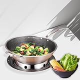 Weikap Reversible Wok Ring 8.25'/10.75' Heavy Duty Non-Slip Stove Burner Stabilizer for Gas Cookware