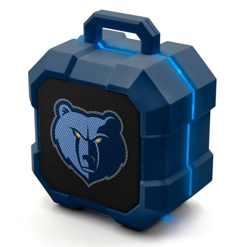 SOAR NBA Shockbox LED Wireless Bluetooth Speaker - Water Resistant IPX4, 5.0 Bluetooth with Over 5 Hours of Play Time - Small Portable Speaker - Officially Licensed NBA, Perfect Home & Outdoor Speaker - image 1