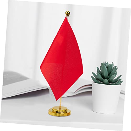 Support de bureau pour drapeaux en métal lot de 4 socles pour petit drapeau de table - 3