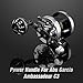 GOMEXUS Power Handle Compatible for Abu Garcia Ambassadeur C3/C4/S/SX 5000-6600 Round Fishing Reel Catfishing Handle