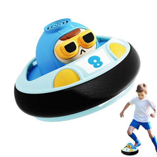 Juguete de bola flotante, balón de fútbol flotante - Juguete de coche de carreras de figura de dibujos animados,Bola flotante de aire recargable con parachoques de espuma, vehículos de carreras