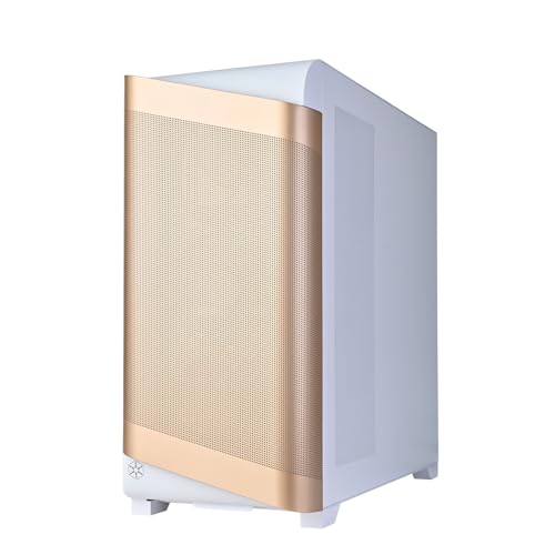 Image of Silverstone Technology SETA A2 A True High Airflow Experience: Exceptionally Versatile Mid-Tower Chassis, SST-SEA2Y-GWG (Rose Gold /White)