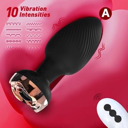 Plug Anal Vibradorador Mujer Juguetes Eróticos Para Mujer Sexuales Plug Anales, Con Vibración Anillő Ṿibradóradòr Pëňẹ Clîťoris Côṋsôlâdőres.. para Mùjêr impermeable