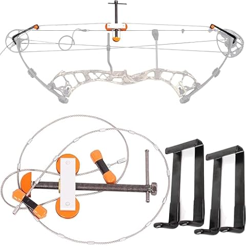 CENWTY Archery Compound Bow Press Compound Press Portable Universal Alumium Compound Bow Press Hunting Bow Press Accessories Bow Opener Bow String Replacement Tool Bow Press for Compound Bow Archery Cover