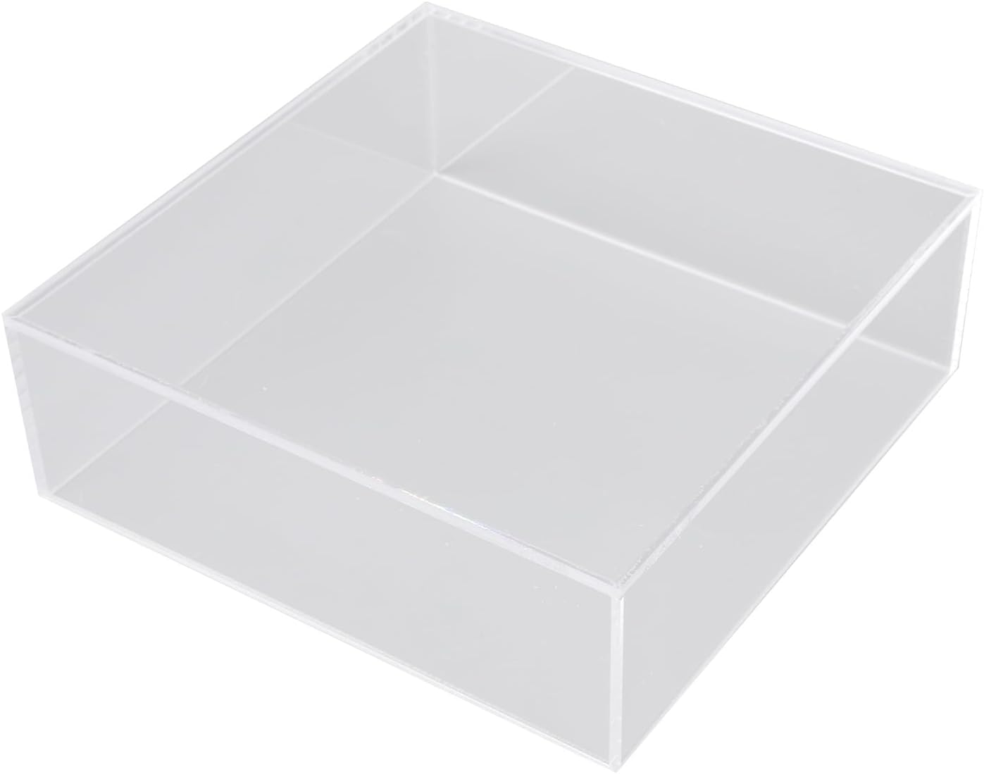 Acrylic Risers Display Stands Premium Quality Clear Cubic Nesting for Dessert Table Buffet Food Display Supermarkets Restaurants Exhibitions 3Pcs (Transparent)
