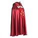 BLESSUME Cope Catholic Church Bishop Vestment Birds IHS Embroidery Cape (Red)