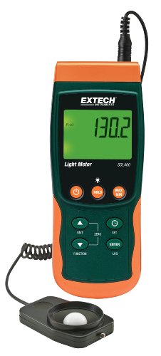 Image of Extech SDL400 Light Meter SD Logger | Light to 10000Fc or 100kLux, silicon photodiode with spectral filter, cosine /color corrected, SD card Excel