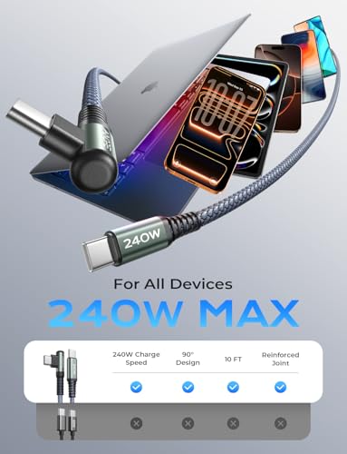 AINOPE 240W USB C to USB C Cable