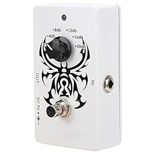 [ENHANCE YOUR TONE] Easily adjust your guitar tone with a boost of up to 20dB. [PREMIUM SOUND QUALITY] True bypass design ensures minimal tonal loss for excellent sound preservation. [ATTRACTIVE BOOST] Add an extra allure to your playing without comp...
